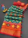 COTTON SLUB Patola Saree thumb 2