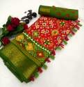 COTTON SLUB Patola Saree thumb 4