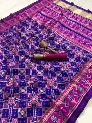 Double ikkat Patola Saree