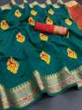  Ladies Cotton Silk Saree with Jacquard border thumb 4