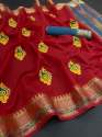  Ladies Cotton Silk Saree with Jacquard border thumb 5