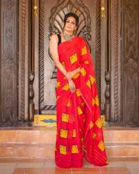 Ladies  pure Kasturi Silk Saree with Blouse