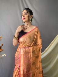 Linen Silk Saree