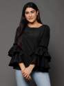 Stylish Ruffle Sleeve Top for Ladies thumb 3