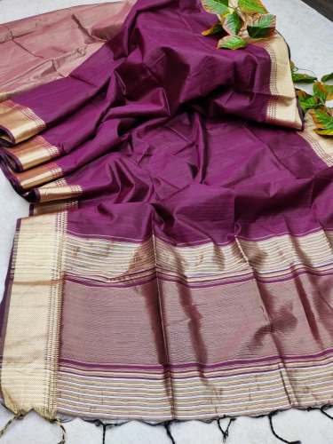 Tassar silk weaving saree