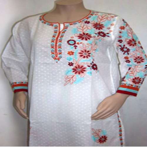 Fancy Embroidery Kurti At Retail Price by Mansi Creation