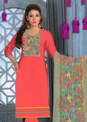 Casual Wear Dress With Fancy Printed Chuni