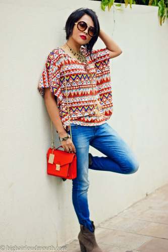 Multi Color Printed Casual Wear Western Top 