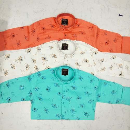 Fancy Printed Mens Shirt At Wholesale