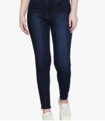 Fancy Blue Skinny Ladies Jeans