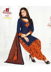 Cotton Unstitched Dress by Ganpati