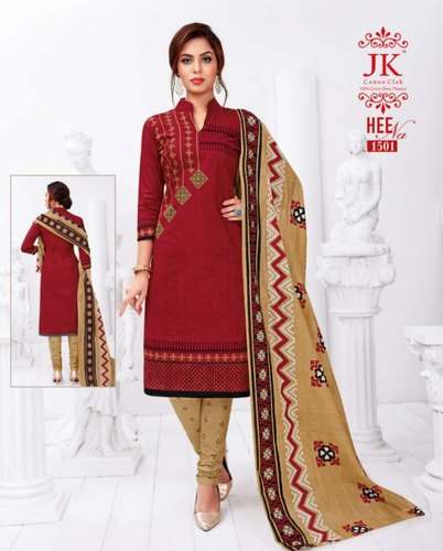 Printed Cotton Dress Material