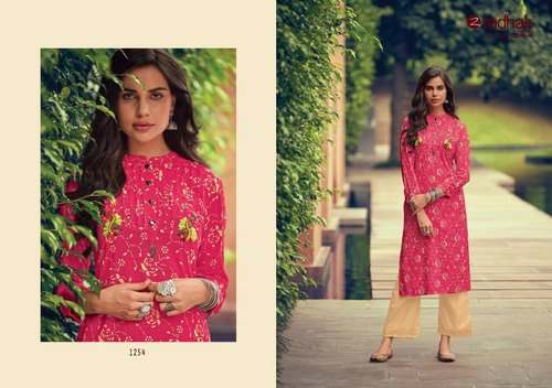 Radhak Exclusive Rayon Kurti by Soha Enterprise