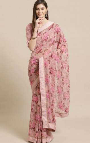Georgette Floral Printed Saree