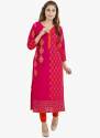 Ladies Fancy Readymade Printed  Kurtis 