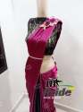 PRIDE DESIGNER SAREE WITH DESIGNER BLOUSE  thumb 2