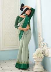 Woman Bhagalpuri Designer Saree With Blouse Piece