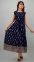 Women Floral Print Rayon Anarkali Kurta thumb 2