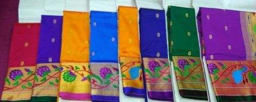 Fancy South Indian Silk Cotton Saree by Babla Collection