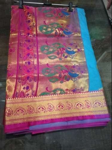 Traditional Paithani Silk Saree by Supriya Family Shop