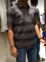 Buy mens collar t shirt at wholesale price