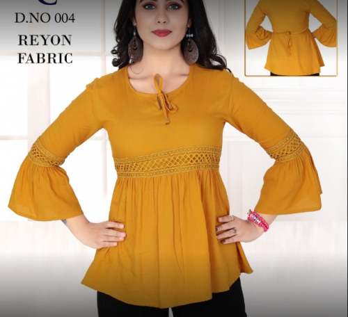 Buy Fancy Yellow Western Top