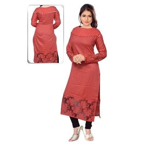 Full Sleeve Casual Wear Kurti  by Lisha Creations