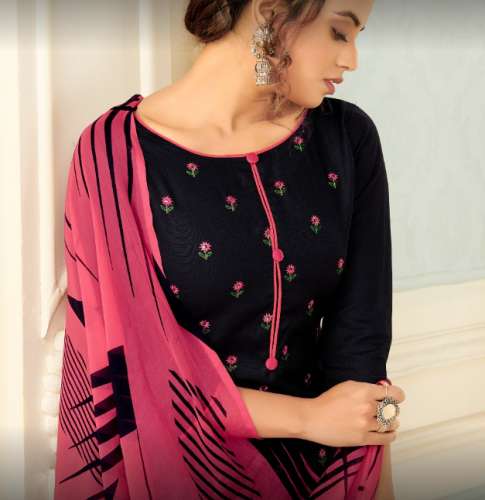 Fancy Embroidery Dress Material At Wholesale Price
