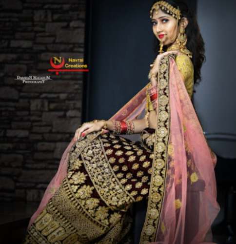 Buy Fancy Embroidered Lehenga Choli At Wholesale by Navrai Creations