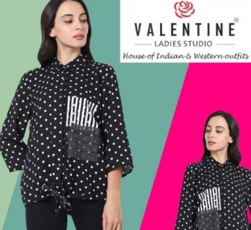 Buy Fancy Full Sleeve Western Shirt At Wholesale by Valentine Ladies Studio
