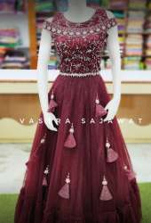 Maroon Lehenga Choli At Wholesale Rate