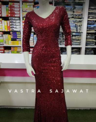 Sequence Maroon One Piece At Wholesale Price by Vastra Sajawat