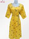 New Collection Yellow Kurti For Ladies
