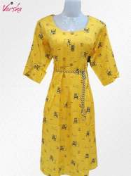 New Collection Yellow Kurti For Ladies