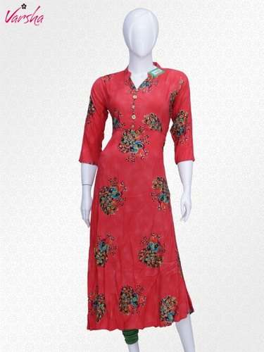 Trendy Cotton Printed Kurti For Women by Om Muruga Sarees Private Limited