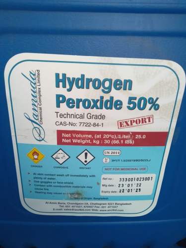 HYDROGEN PEROXIDE 50%