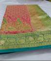 Embroidery Banarasi Satin Silk Saree For Women thumb 2