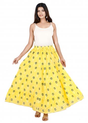 women cotton printed skirts  by Tanu Creations