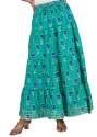 women cotton printed skirts (green) thumb 1