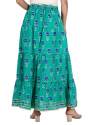 women cotton printed skirts (green) thumb 3