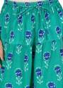 women cotton printed skirts (green) thumb 4