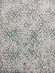 Linen Digital Printed Chikan Kurta Fabric