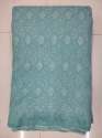 Poly Silk Chikan Embroidery Fabric thumb 3