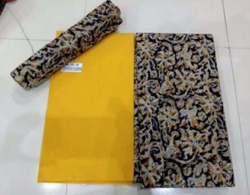 Batik Cotton Saree Material by S H Handloom