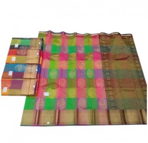 Golden Work Pure Silk Saree