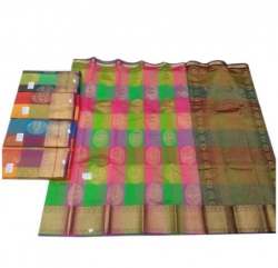 Golden Work Pure Silk Saree