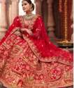 Red Wedding Lehenga  thumb 1