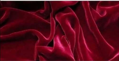 Plain Red Velvet Fabrics