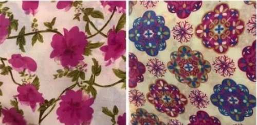 Printed Crepe Fabric