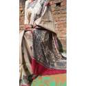 ExclusiveTussar Ghicha Madhubani Printed Saree